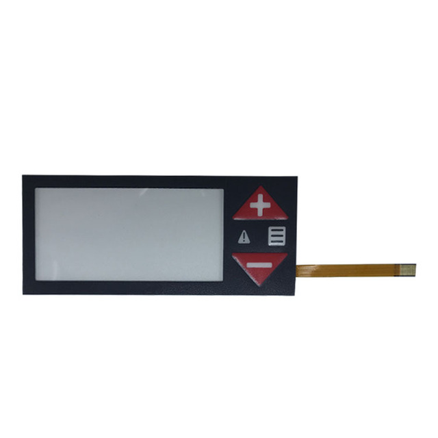 OEM embossing button membrane front panel switch keyboard with back adhesive