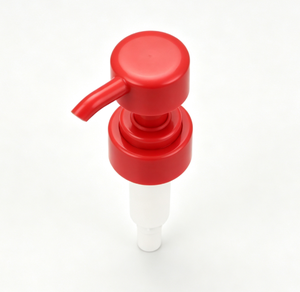 Pompe distributrice de lotion en plastique rouge PP 33/410 4,5 cc avec verrouillage par torsion pour flacons de shampoing, gel douche, savon pour les mains et cosmétiques - Product Image 2