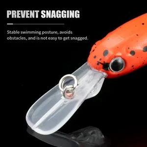 Leurre dur de pêche Minnow coulant 50mm 4g, Wobblers en plastique ABS pour achigan, truite, brochet, rivière, lac <span class=keywords><strong>BUBBA</strong></span> LSZ047 - Product Image 4