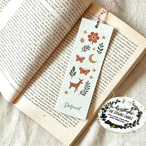 Marcapáginas de Papel con Semillas Impresas Personalizadas, Semillas de Flores Silvestres Integradas, Ecológico, Marcapáginas de Papel con Semillas Troqueladas - Product Image 1