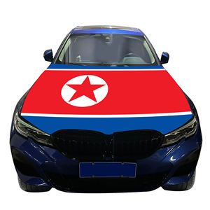 Fundas para Capó <span class=keywords><strong>de</strong></span> Coche con Bandera <span class=keywords><strong>de</strong></span> Corea del <span class=keywords><strong>Norte</strong></span>, 120x150 cm, al por Mayor, Económicas, Resistentes al Desgaste y Duraderas - Product Image 3