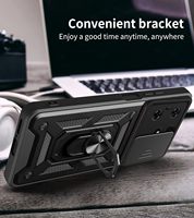 Coques de téléphone portable à fenêtre coulissante pour itel S23 Plus A60 A70 Protection de l'objectif de l'appareil photo Couverture arrière antichoc