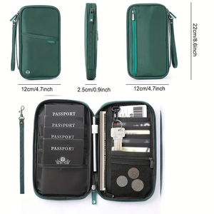 Funda colgante multifuncional para teléfono, funda para billete <span class=keywords><strong>en</strong></span> <span class=keywords><strong>el</strong></span> <span class=keywords><strong>extranjero</strong></span>, bandolera, organizador <span class=keywords><strong>de</strong></span> hombro, Cartera <span class=keywords><strong>de</strong></span> viaje - Product Image 2