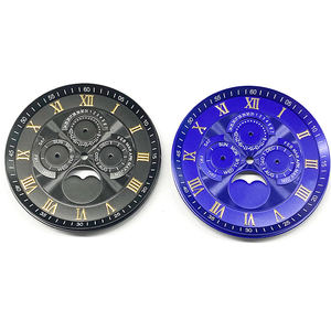 Cadran <span class=keywords><strong>de</strong></span> <span class=keywords><strong>montre</strong></span> à phases lunaires pour <span class=keywords><strong>montre</strong></span> chronographe, pièces <span class=keywords><strong>de</strong></span> cadran <span class=keywords><strong>de</strong></span> <span class=keywords><strong>montre</strong></span> personnalisées avec différentes tailles pour mouvement japonais - Product Image 2