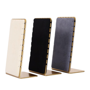 Thời trang chất lượng cao đồ trang sức <span class=keywords><strong>Showcase</strong></span> L thường vụ Kim Loại vòng cổ Rack hiển thị - Product Image 5