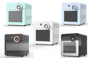 <span class=keywords><strong>Freidora</strong></span> <span class=keywords><strong>de</strong></span> <span class=keywords><strong>Aire</strong></span> Digital Anbolife <span class=keywords><strong>de</strong></span> 14.5L <span class=keywords><strong>de</strong></span> Acero Inoxidable sin Aceite con Función <span class=keywords><strong>de</strong></span> Descongelación, Electrodoméstico Saludable para el Hogar y RV con Doble Calentamiento - Product Image 4