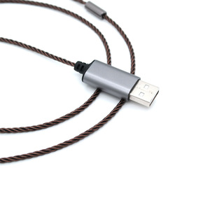 Usb Headphone <b>Cable</b> With Mic 0.78mm Connector For Calls And Volume Control - Product Image 4