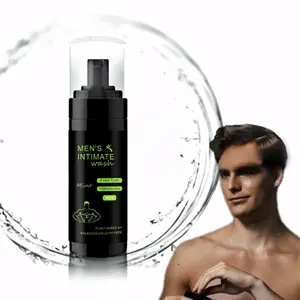 Private Label Natural Intimate Wash For Men For Daily Hygiene With Tea Tree Oil Witch Hazel