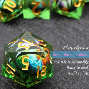 Đa diện trò chơi hội đồng quản trị nhựa DND xúc xắc thiết lập cho vai trò chơi bảng trò chơi <span class=keywords><strong>7</strong></span> miếng thiết lập sắc nét cạnh xúc xắc DND Quà Tặng RPG <span class=keywords><strong>Dice</strong></span>-D6 - Product Image 5