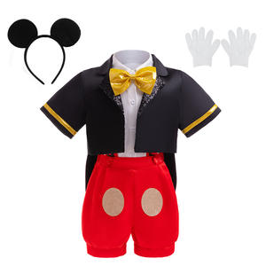 Halloween Cosplay <strong>Clothing</strong> Set Polka Dot Fluffy Skirt <strong>Mouse</strong> Ear Headband <strong>Minnie</strong> Costume Kids 1-6Year DISN-004 - Product Image 6