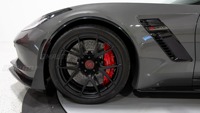 Pour Corvette C7 2014-2019, 2 pièces, garnitures de passage de roue avant, aspect carbone noir brillant
