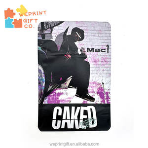 Mini bolsa Mylar con forma impresa personalizada, 1g, 3,5g, 7g, 14g, 28G, resistente a los niños, a prueba de olores, suave al tacto, paquete <span class=keywords><strong>Cali</strong></span>, bolsas Mylar - Product Image 3