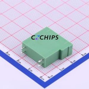 KF2EDGVH-3.5-2*2P Plug-in Terminal Block Through hole,P=3.5mm Connector Board-to-Board / Socket - Closed 2x2P 3.5mm Green - Product Image 1