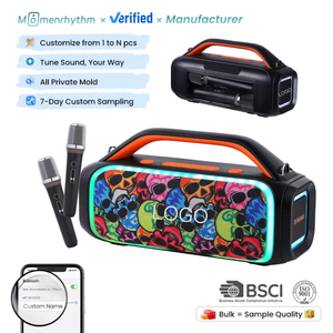 KIMISO Grande Enceinte Portable Haute Puissance pour Fêtes en Extérieur, Enceinte Karaoké Étanche Bluetooth avec Basses et Son Fort <span class=keywords><strong>de</strong></span> Haute Qualité - Product Image 1