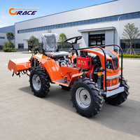 Mini-tracteur Grace 4x4 18 CV avec moteur diesel, boîte de vitesses à 3 vitesses pour utilisation agricole