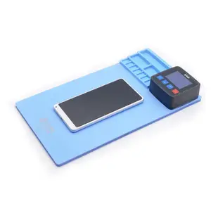 Cpb320 Lcd Scherm Separator Siliconen Verwarming Pad Voor Mobiele Telefoon Tablet Ipad Blauw Opening Reparatie Platform Voor Iphone Smartphone