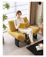 Sillón Moderno para Sala de Estar, Diseño Popular, Estilo Crema, Sillón Individual de Tela, Cómodo, Ligero y de Lujo