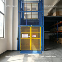 Ascenseur de fret sur mesure de marque HaoXiang, monte-charge hydraulique pour entrepôt avec rail de guidage, pour levage de mezzanines, fabriqué au Guangdong