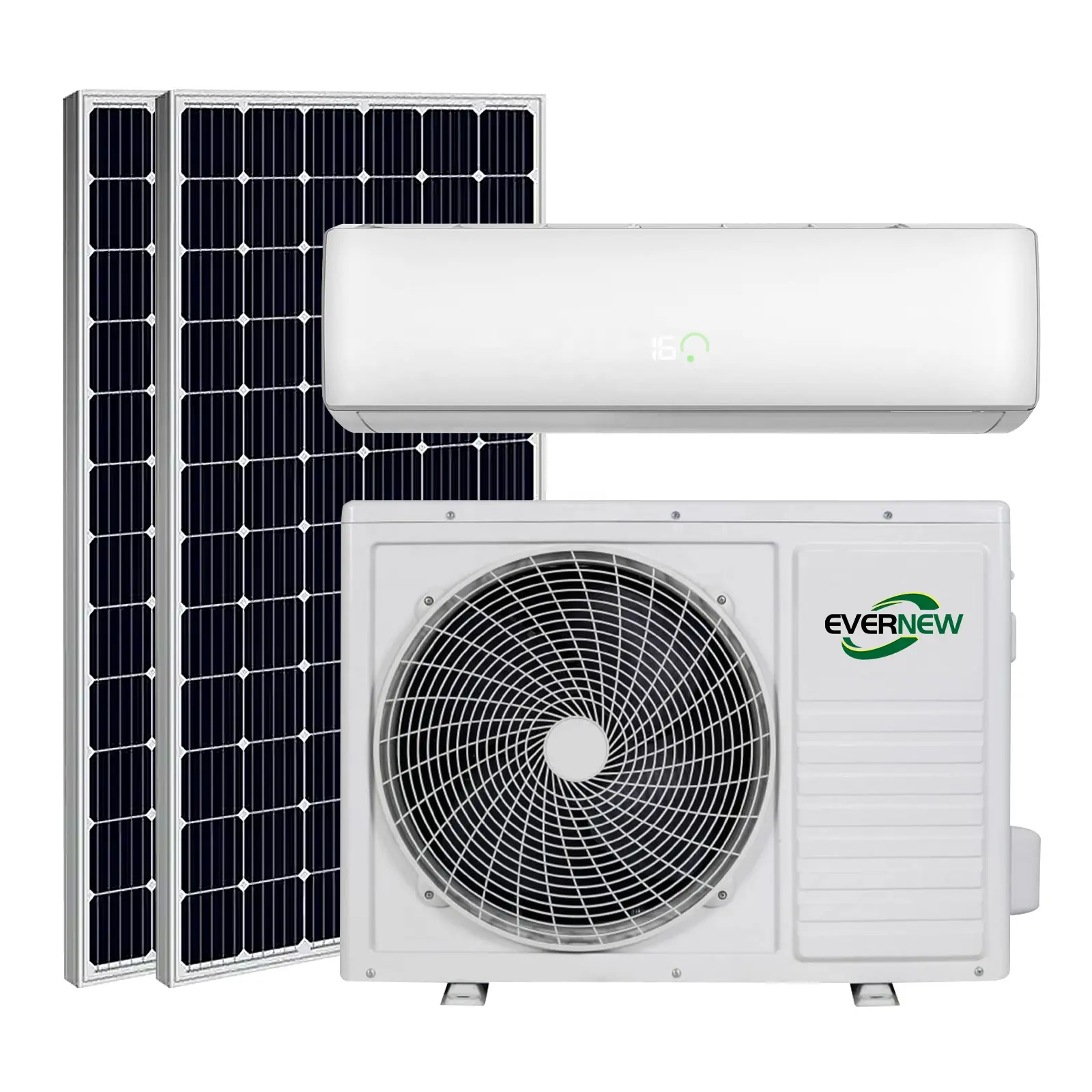 Condizionatore d'aria solare alimentato solare 12000BTU 18000BTU 24000BTU