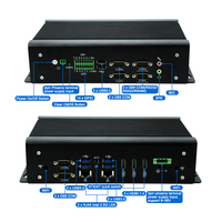 Nouvel ordinateur industriel 6COM 6USB NUC Mini PC I5 I7 H-D 2LAN Minipcs Win11 GPIO PC industriel sans ventilateur