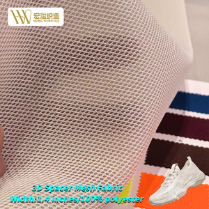Expédition rapide, tissu en maille sandwich 3D personnalisé, couleur personnalisée, 3 couches, 100% polyester pour la tige des chaussures - Product Image 1