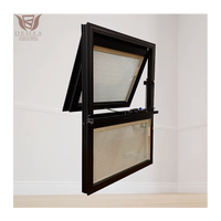 Ventanas Modernas de Aluminio con Manivela, Doble Acristalamiento, Aislamiento Térmico de Alta Eficiencia Energética