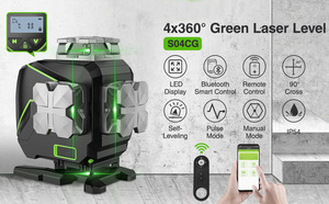 <span class=keywords><strong>Huepar</strong></span> <span class=keywords><strong>S04CG</strong></span> con estuche rígido, función Bluetooth y modo de pulso para exteriores, <span class=keywords><strong>nivel</strong></span> <span class=keywords><strong>láser</strong></span> de línea verde 4D de 16 líneas - Product Image 6