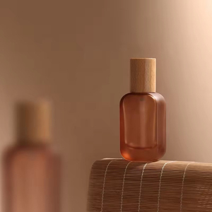 Bouteilles et pots cosmétiques bruns pour crème visage avec pompe pulvérisatrice, contenant en plastique, couvercle en plastique 30g/50g 30ml/50ml - Product Image 6