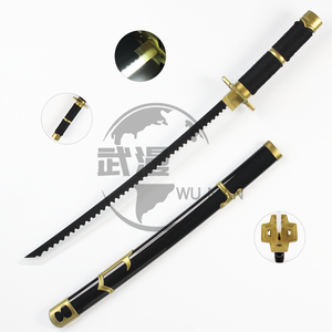 <span class=keywords><strong>Noir</strong></span> Cool One Piece <span class=keywords><strong>Katana</strong></span> Épées Enfants Anime Cosplay Roronoa Zoro Led Épées Jouet - Product Image 3