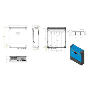 VIC TRON Sistema de Control Inteligente Solar MPPT 450VDC 48V 200A para Colectores, Iluminación, Calentadores de Agua y Energía Eólica 200A Victron Smart - Product Image 5