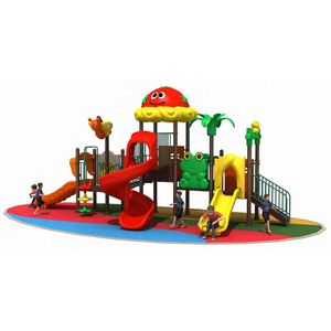 High Quality Amusement Park Outdoor Playground Equipment Kids <b>Plastic</b> <b>Slide</b> Used Park Play Games for Sale - Product Image 4