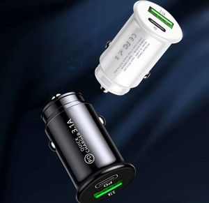 QC3.0 USB ที่ชาร์จโทรศัพท์ในรถยนต์ขนาดเล็ก ที่ชาร์จในรถยนต์แบบ USB อะแดปเตอร์ชาร์จในรถยนต์แบบชาร์จเร็วพร้อมกล่อง ใช้งานร่วมกับโทรศัพท์ได้ - Product Image 4