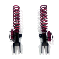 Amortisseur à azote compatible avec VW Amarok, kit de rehausse de 2 pouces, tube de 2,5 pouces, compression réglable, suspension tout-terrain
