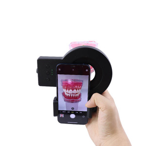 Luz LED dental de anillo de 5500k ajustable para fotografía intraoral con teléfono móvil y blanqueamiento dental - Product Image 3