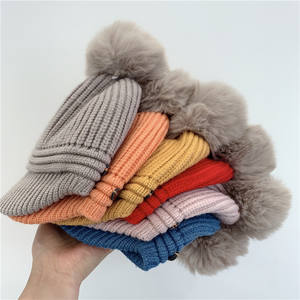 Nuovo Design invernale caldo berretto a maglia cappelli per bambini adulti Multi-colori pompon Business applicabile stampa digitale Argyle - Product Image 5