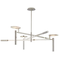 Yihao Moderne Simple Lustre En Métal Albâtre Suspension Avec E26 Ampoule Base En Laiton Poli Lampe pour Restaurant