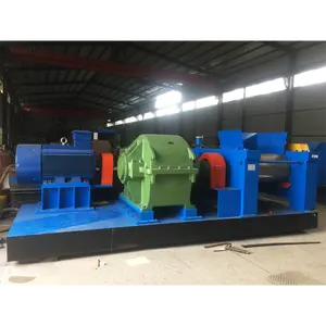 Factory Provided Waste Tire Cutter Rubber Cracker Mill Tire Recycling Machine