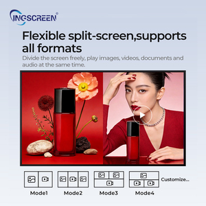 Pantalla de Pared <span class=keywords><strong>Android</strong></span> INGSCREEN de Diseño Delgado, Reproductor de Publicidad Comercial 1080P, con Apariencia de Papel Tapiz para Vestíbulo de Hotel - Product Image 3