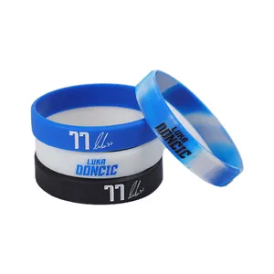 AI-MICH Feestartikelen Print Rubberen Lichtgevende Polsband Sportarmband Riem Siliconen Promotionele Polsband Met Logo Op Maat