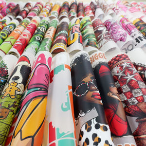 Certified Factory DTF Transfers Wholesale Happy Valentine'S Day <b>Glitter</b> Pink Faux Yarn DTF Transfer Stickers For T Shirts - Product Image 5