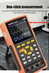 Osciloscopio y Multímetro Portátil VICTOR 1122S de 60MHz con Pantalla de 6000 Lecturas, Generador de Señales 3 en 1 - Product Image 3