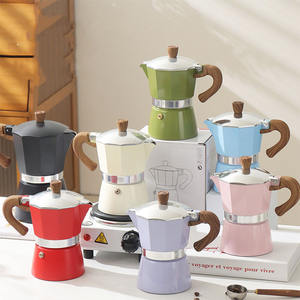 Personnaliser Logo OEM Classique Premium Tube Moka Maker Italiana 1 3 <span class=keywords><strong>6</strong></span> <span class=keywords><strong>Tasses</strong></span> Aluminium Espresso Moka Pot <span class=keywords><strong>Cafetière</strong></span> - Product Image 1