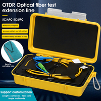 Câble de lancement OTDR en fibre optique COMPTYCO de haute qualité, longueur/type/connecteur personnalisables, G652D G657A1/2, boîte de câbles de lancement OTDR
