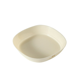 High Value Bone China Dish Oval Beige Solid Color Fruit And Cooked Food Plate For Party And Daily Use - Product Image 5