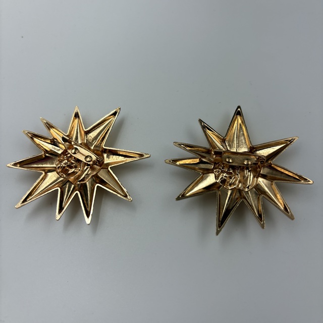 Octagonal Star Brooch Korean Simple Zinc Alloy Plating Nickel-Free Fashion Accessories Daily Matching Clothing Corsage