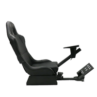 Siège de jeu de simulation de course pour PC avec volant, pédalier et support, compatible PS3 PS4 Logitech G27 - Vente en gros