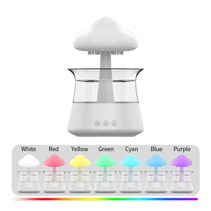 Siweiyi New Cloud Rain Drop <b>Humidifier</b> 300ml Aromatherapy Essential Oil Diffuser Spray Mist Home Bedside Cool-Mist Household - Product Image 1