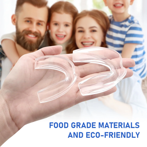 Garde de nuit dentaire moulable pour les dents endormies Anti meulage des dents protège-dents aide au sommeil arrêter le bruxisme Anti ronflement pièce buccale - Product Image 6