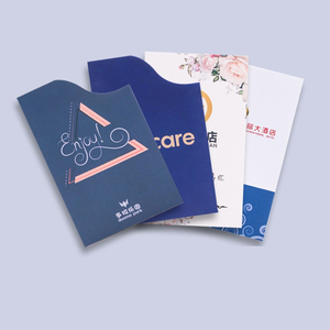 Miễn Phí Mẫu Sang Trọng Cảm Ơn Bạn Thẻ Thiệp Chúc Mừng Thẻ Kinh Doanh Gói Giấy Thăm Nổi Lá Vàng Phong Bì Với Nhãn Dán - Product Image 4