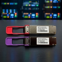 Nouveau module fibre optique QSFP-100G-20KM BIDI à fibre unique, compatible avec les grandes marques d'équipements (paire)